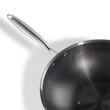 Tigaie wok 34cm Hausberg HB-H LUX 848 inox inducție interior fagure antiaderent