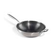 Tigaie wok 34cm Hausberg HB-H LUX 848 inox inducție interior fagure antiaderent