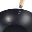Tigaie wok 28cm Hausberg HB-H LUX 850 din fonta cu maner lemn
