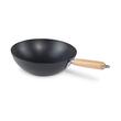 Tigaie wok 28cm Hausberg HB-H LUX 850 din fonta cu maner lemn