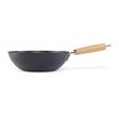 Tigaie wok 28cm Hausberg HB-H LUX 850 din fonta cu maner lemn