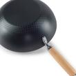 Tigaie wok 28cm Hausberg HB-H LUX 850 din fonta cu maner lemn
