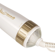 Perie pentru par Hausberg HB-19 cu 6 accesorii, 1000W, 360 C, Alb/Auriu