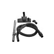 Aspirator fara sac Hausberg HB-2820RS, 2200 W, 4.5 litri, 85dB, filtru lavabil, sistem multi-ciclon, Negru/Rosu