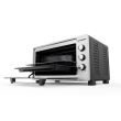 Cuptor electric Hausberg HB-9250NG, Capacitate 55 Litri, Putere 1400 W, Termostat, Gri/Negru