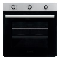 Cuptor incorporabil Hausberg HB-8053IN, Electric, Putere 2225 W, 71 l, 8 Functii, Ventilatie, Timer, Clasa A, Negru/Inox