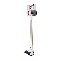 Aspirator vertical Hausberg HB-2027, putere 220W, fara sac, capacitate 0.25 l, filtre lavabile, 2 viteze, perie rotativa, timp de lucru 20-40 min, Alb