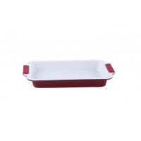 Tava Pentru Prajituri Ertone MN 755, Forma dreptunghiulara ceramica, dimensiune 40,5x27 cm