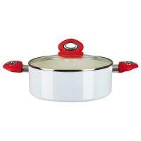 Oala ceramica Hausberg, HB-H713A, 2,5l, Alb