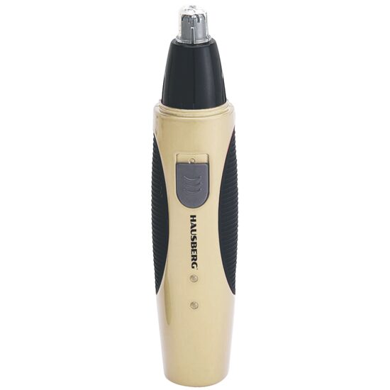 Aparat pentru tuns par nas/urechi Hausberg HB-73AU,3W, Negru/Auriu