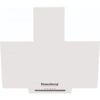 Hota Incorporabila decorativa Hausberg HB-1510AB, 60 cm, Filtru aluminiu, motor eco 450m3/h, Alb