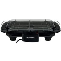 Gratar electric Hausberg HB523, 2000W , 50.5 X 36 cm, Termostat, Negru