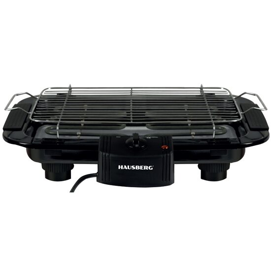 Gratar electric Hausberg HB523, 2000W , 50.5 X 36 cm, Termostat, Negru