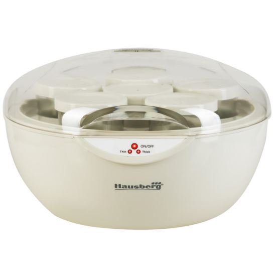 Aparat de Preparat Iaurt Hausberg HB2193, 35 W, 5 cup x 150 ml , Termostat