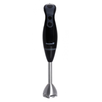 Blender de mana Hausberg HB-7672NG, 300 W, Lama din otel inoxidabil,Tija de otel inoxidabil, 2 viteze, Negru