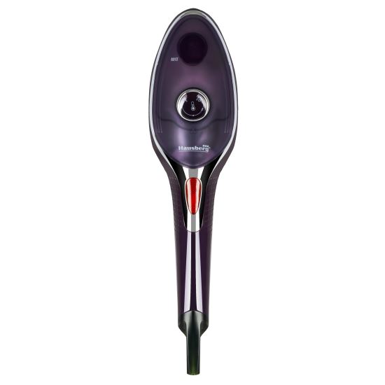 Fier de calcat vertical cu talpa ceramica Hausberg HB-7885MV ,1100 W , accesoriu detasabil cu 2 perie, Mov