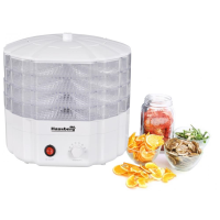 Deshidrator de alimente electric Hausberg HB-1150 ,Termostatul reglabil ,Putere 250 W, motor cupru