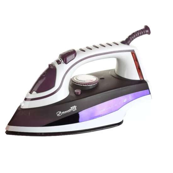 Fier de calcat Hausberg HB-7801MV, talpa ceramica, jet de abur 17g/min, abur pe verticala 25g/min, sistem antipicurare, sistem autocuratare, 2300W