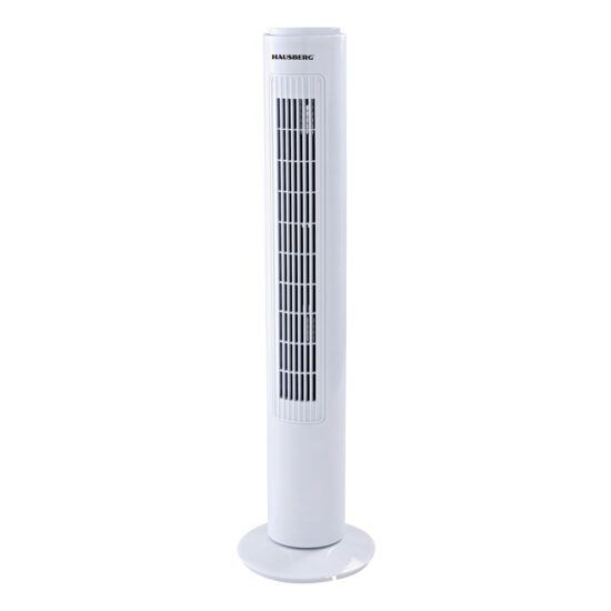 Ventilator Turn Hausberg HB-5950AB, 40-50W, 3 Moduri De Functionare, 3 Trepte, Alb