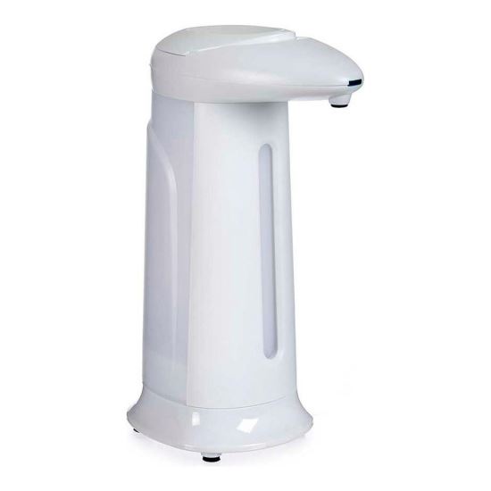 Dozator de sapun automat cu senzor, 340 ml, plastic rezistent, 4 baterii AAA, 1.5V inclus, Alb