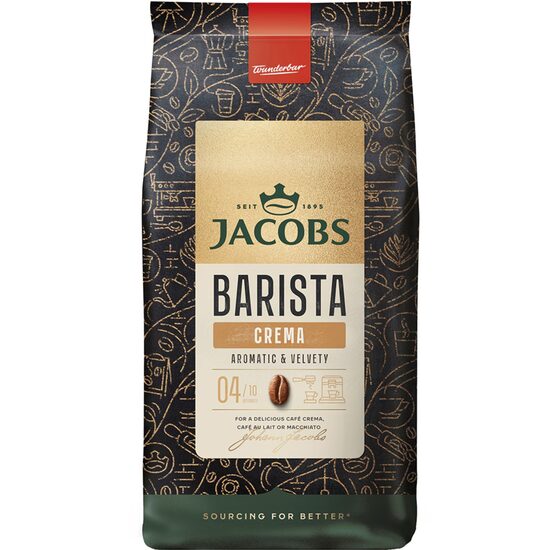 Cafea boabe, Jacobs Barista Crema, 1 kg 