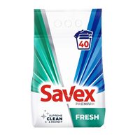 Detergent de rufe automat Savex Premium Fresh, 40 spalari, 4kg