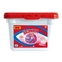 Detergent rufe, capsule color, Bonux , magnolia, 22 spalari