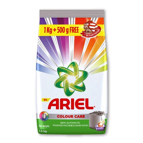 Detergent de rufe automat Ariel Color, 1,5 kg, formula concentrata, 20 spalari