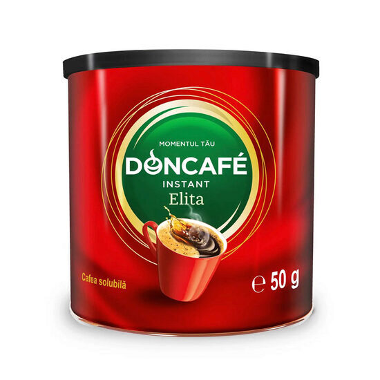 Cafea solubila Doncafe Elita instant 50g, cutie