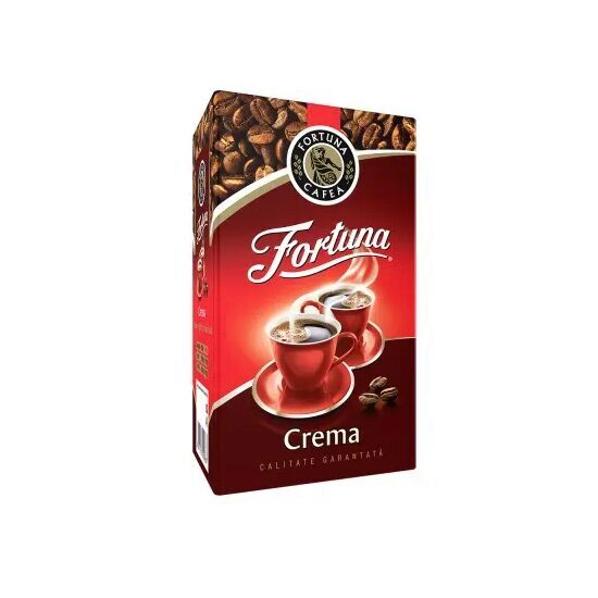 Cafea macinata in vid Fortuna Crema, 500 g 