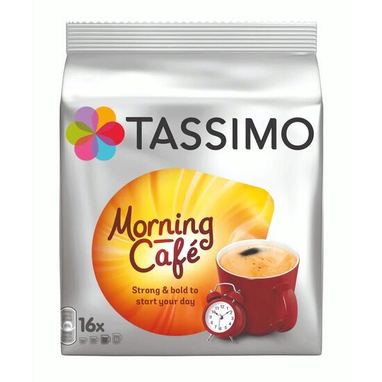 Capsule cafea Jacobs Tassimo Morning Cafe 16 capsule, 5 bucati