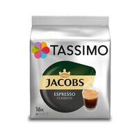 Capsule cafea Jacobs Tassimo Espresso Classico, 16 capsule, 118.4g