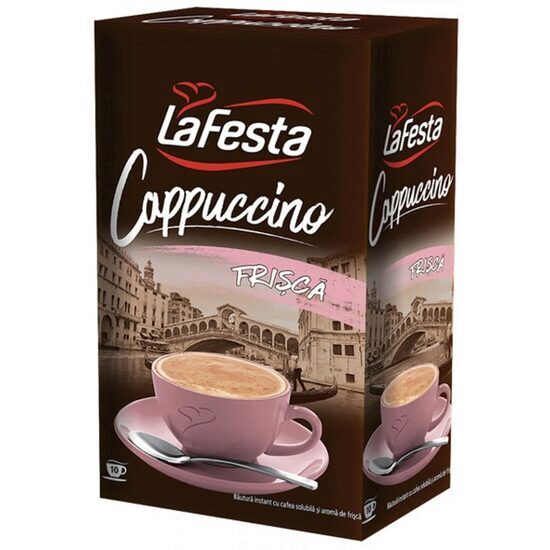 Cappuccino cu frisca La Festa 125g, 8 bucati