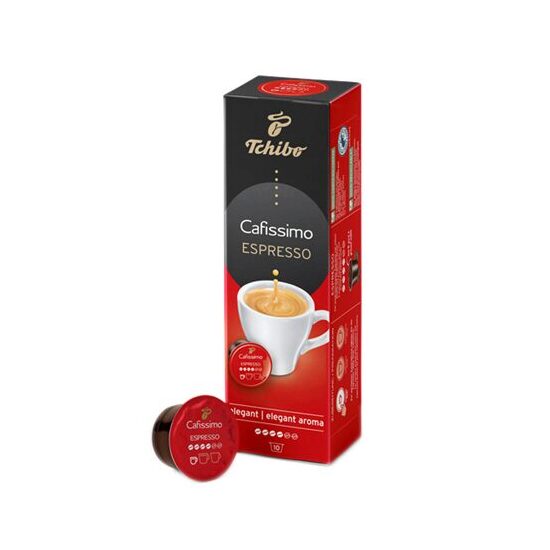 Cafea capsule Tchibo Cafissimo Espresso Elegant, 10 capsule, 80 g , 10 bucati