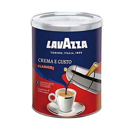 Cafea macinata cutie metalica Lavazza Crema e Gusto, 250g