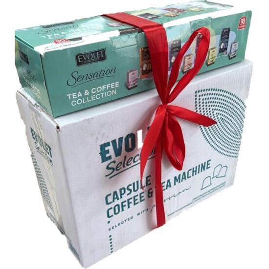Evolet Tea&Coffee Collection + Aparat de cafea si ceai cu capsule