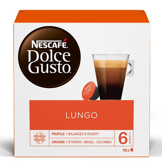 Capsule cafea Nescafe Dolce Gusto Lungo 16 x 5.6g (89.6g)