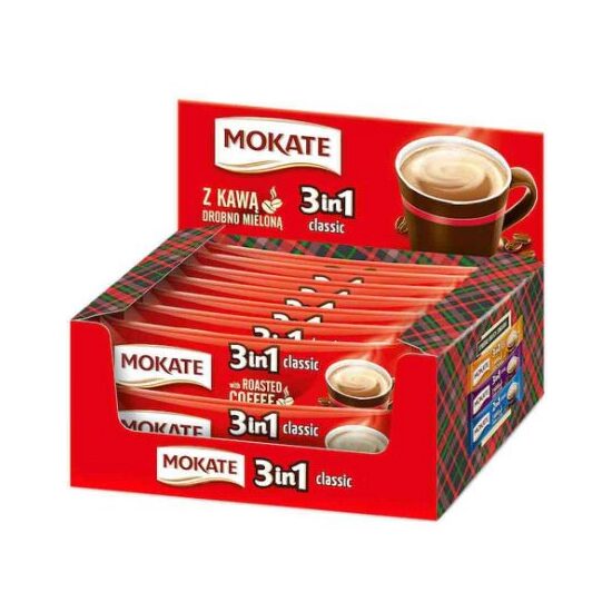 Cafea solubila 3 in 1 Classic Mokate 24 x 17 g