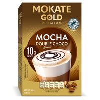 Bautura instant Mokate Gold Premium Mocha Double Chocolate 10x14g