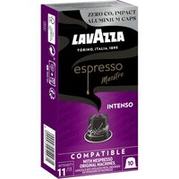 Cafea capsule Lavazza Intenso, compatibile Nespresso, aluminiu, 10x5,7g