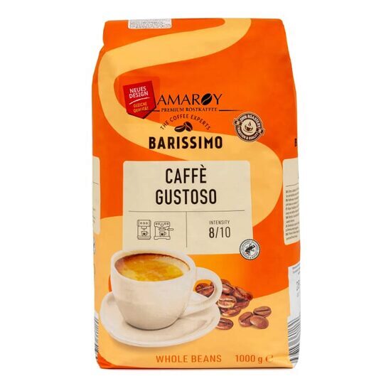 Cafea Amaroy Barissimo Caffe Gustoso, boabe, 1kg
