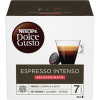Capsule cafea Nescafe Cortado Espresso Intenso Decaff, 16 capsule, 99.2g, 16 bucati
