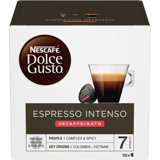 Capsule cafea Nescafe Cortado Espresso Intenso Decaff, 16 capsule, 99.2g, 16 bucati