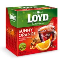 Ceai Warm Spice de portocale, cu scortisoara si cuisoare Loyd 20x2g