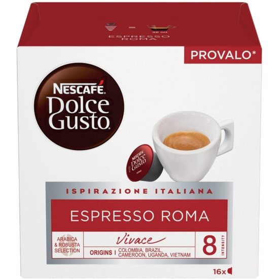 Capsule Nescafe Dolce Gusto Espresso Roma, 16 capsule, 99.2g
