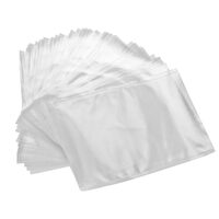 Set 100 Pungi pentru vidat gofrate 15x30 cm, ideale pentru depozitare sau preparare, transparent