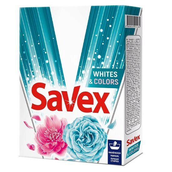 Detergent rufe manual White&Colors Savex 400g