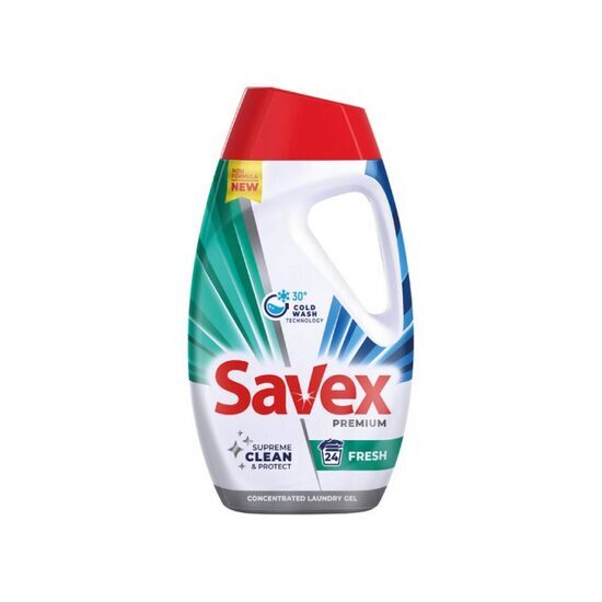 Detergent lichid Savex Fresh, 24 spalari, 1.08l