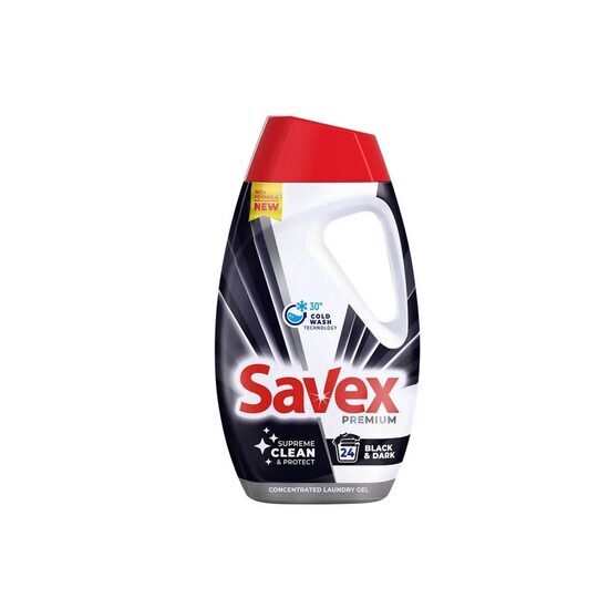 Detergent lichid Savex Black & Dark, 24 spalari, 1.08 l