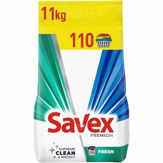 Detergent automat Savex Premium 2in1 Fresh, 11 kg, 110 spalari